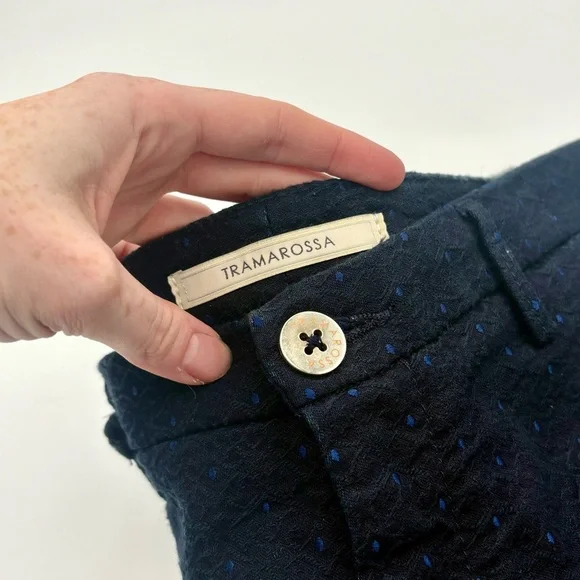 TRAMAROSSA Luxury Denim  Ludovica Trouser Pants Stretch Chinos  Size 27 W29 - Picture 2 of 9